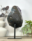 Huge Natural Uruguayan Amethyst Specimen on Stand for Home Decor - MWS3223