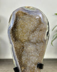 Natural Agate Geode with Beautiful Quartz Crystal Interior - MWS3341