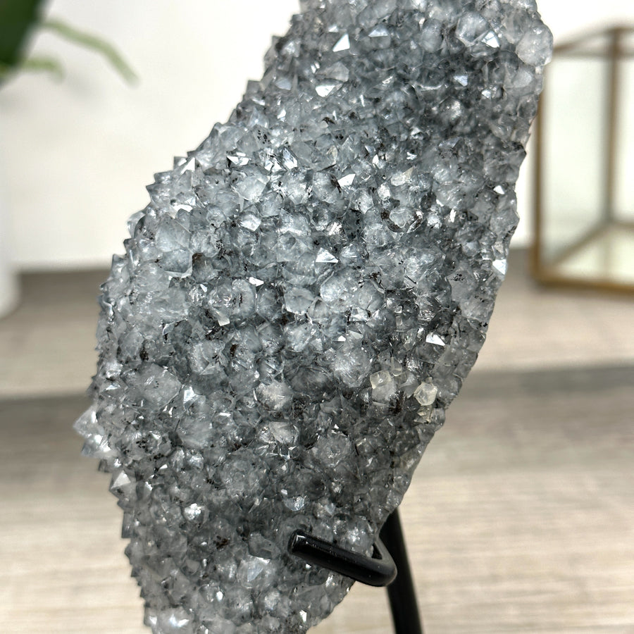 Natural Quartz Stalactite Crystal Formation on Stand - MWS2877