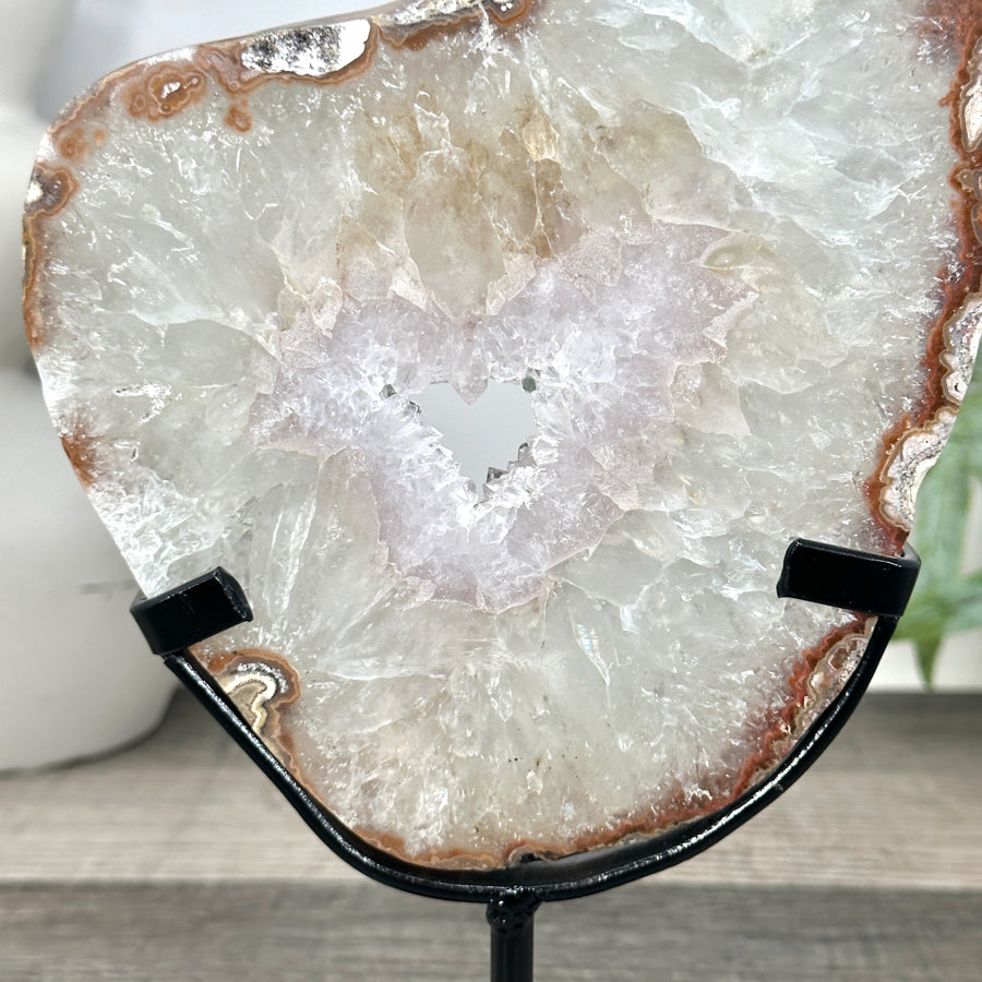 Natural Quartz Slice For Home Decor - MWS3246