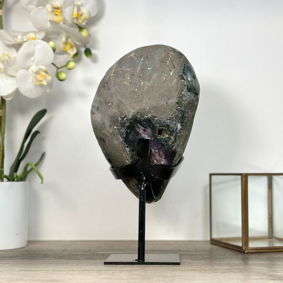 Large Natural Amethyst Geode – Stunning Purple Crystal Statement Piece - MWS2500