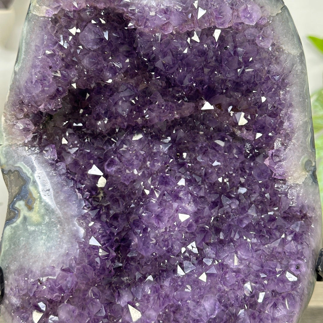 Uruguayan Amethyst Cluster for Home Decor - MWS3317
