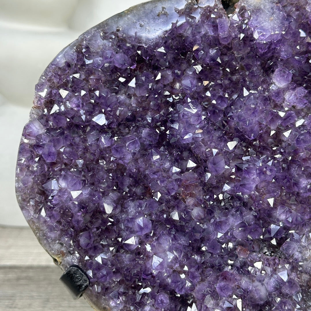 Top Grade Natural Amethyst Specimen on Metal Stand - MWS3359