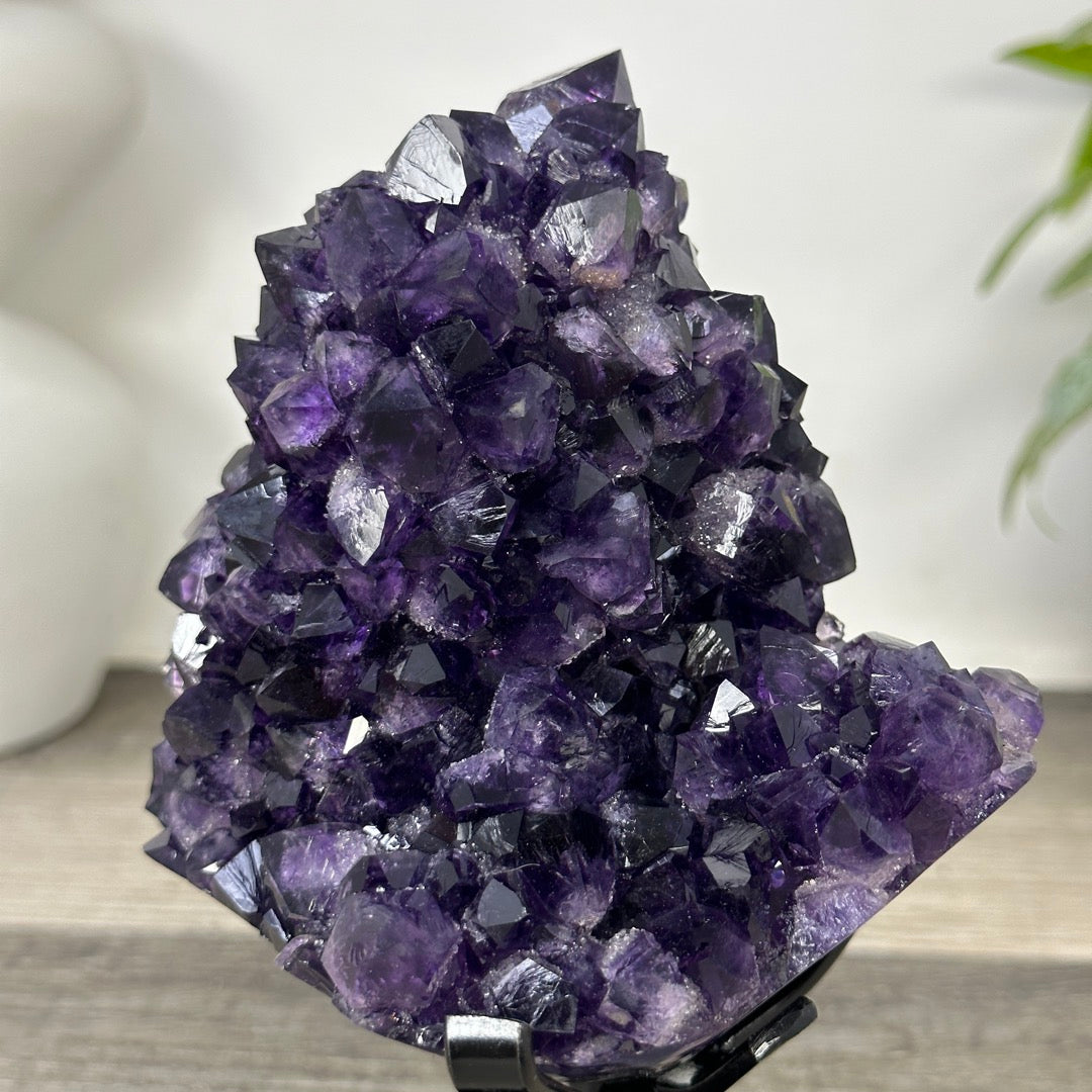Natural Top Grade Amethyst Stalctite on Stand - MWS3370