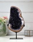 XXL Amethyst Geode with Jasper Shell - MWS2443