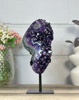 Natural A Grade Amethyst Cluster with Stand - MWS3400