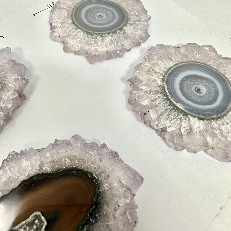 Genuine Stalactite Slices Flat - Perfect for Crafting Unique Jewelry - STS0075