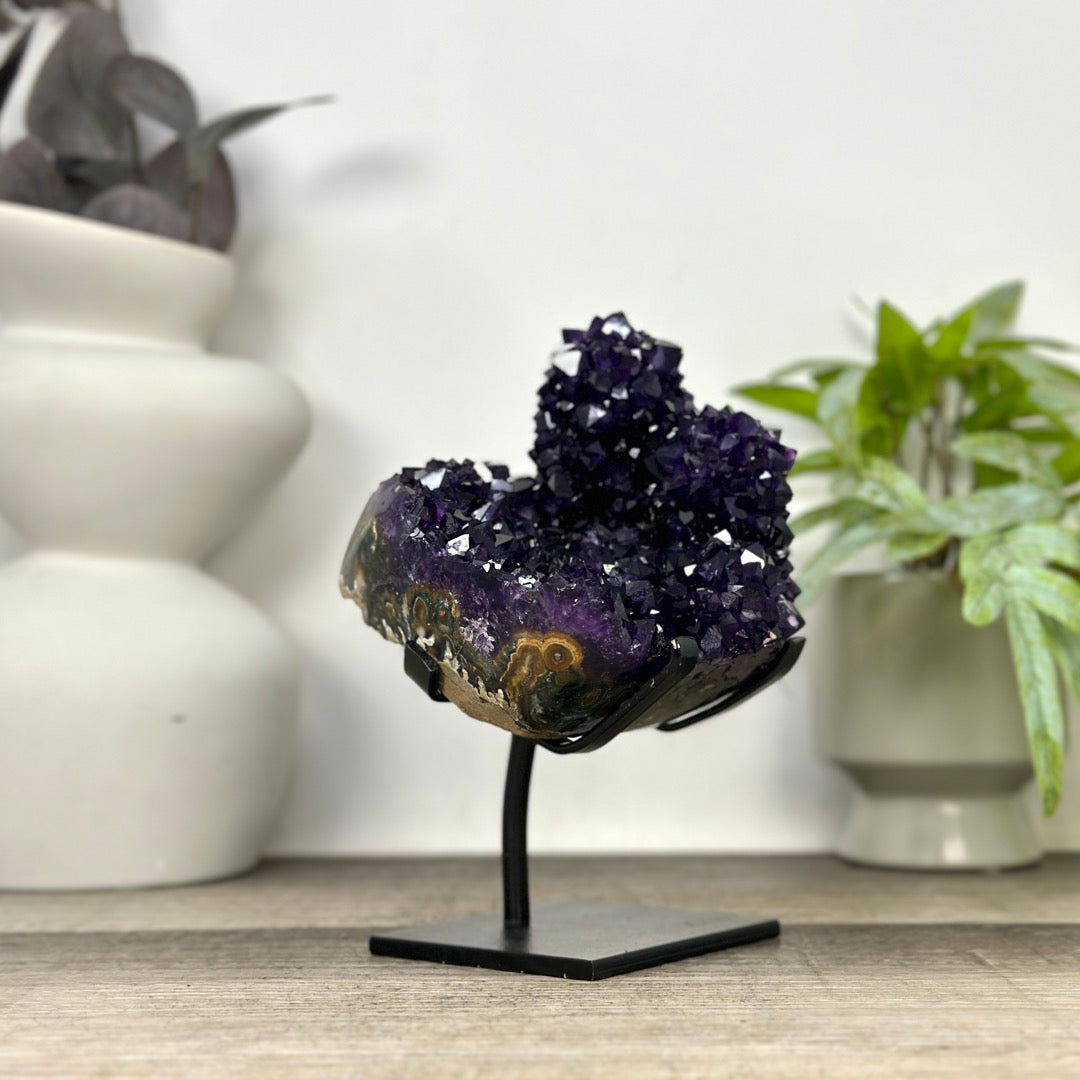 Natural Top Grade Amethyst Stalctite on Stand - MWS3372