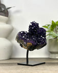Natural Top Grade Amethyst Stalctite on Stand - MWS3372