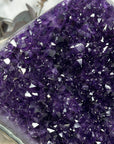 Natural Uruguayan Amethyst Cluster with Green Jasper Shell - MWS3195