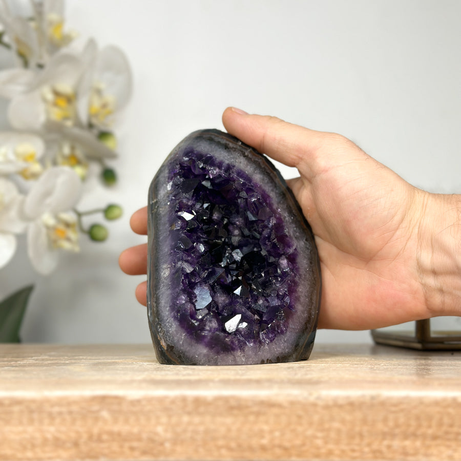Amethyst Geode with Deep Purple Crystals - CBP1149