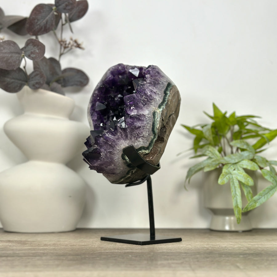Natural Uruguayan Amethyst Crystal Formation - MWS3083