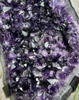Huge Natural Amethyst Specimen on Metal Stand - MWS3149
