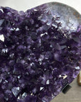 A grade Amethyst Stone Heart - HST0293