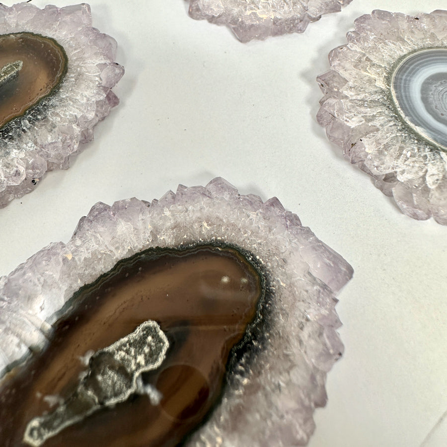 Genuine Stalactite Slices Flat - Perfect for Crafting Unique Jewelry - STS0075