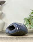 Blue Agate Polished Geode from Uruguay - STGE0079