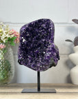 Deep Purple Amethyst Cluster with Large & Shinny Crystals - MWS3401