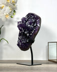Deep Purple Amethyst Crystal Cluster for Home Decor Display - MWS2616