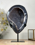 Large NAtural Agate Geode with Quartz Druzy Crystals - MWS1996