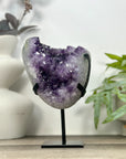Natural Uruguayan Amethyst Crystal on Stand - MWS3207