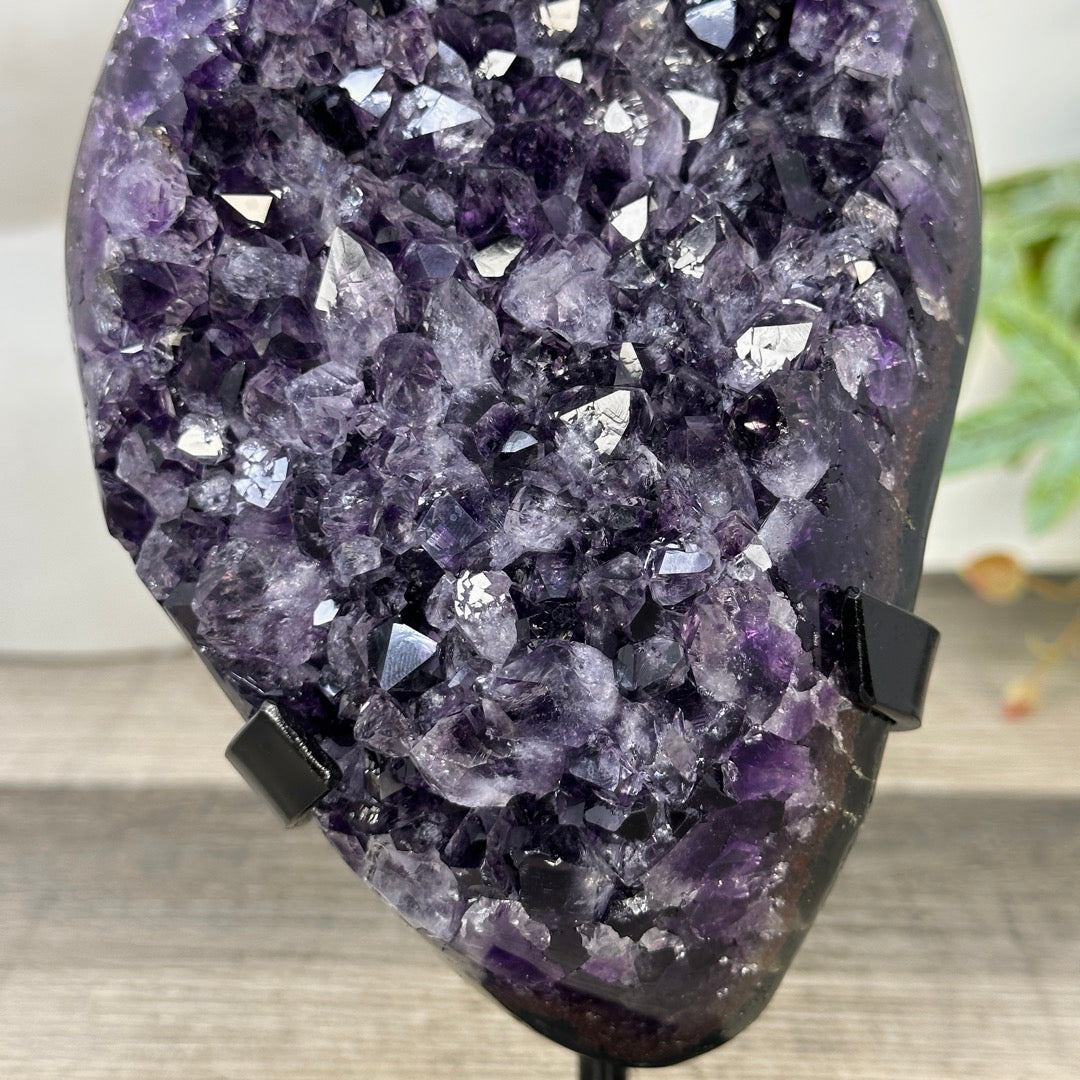 Large Natural Amethyst Specimen on Stand - MWS3275