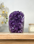 Stunning Natural Amethyst Cut Base with Large Crystals - CBP1124