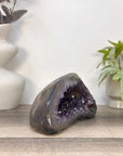 Amethyst Stone Geode with Agate Shell - STGE0100