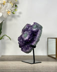 Uruguayan Amethyst Cluster with Stalactite Crystal Formations - MWS2687