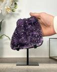 Amethyst Crystal Cluster on Stand for Home Decor Display - MWS2643