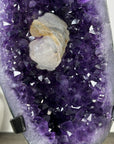 Uruguayan Amethyst Geode with Unique Calcite Crystal Formation - MWS3090