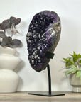 Large Natural Amethyst Specimen with Calcite Inclusions - MWS3092