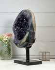 Huge Natural Amethyst Geode with Agate Shell - MWS2440