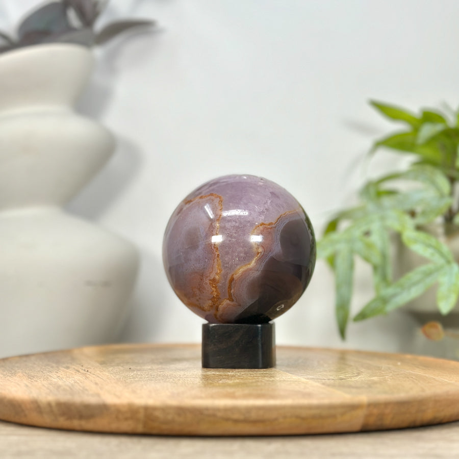 Amethyst Druzy Sphere Geode - SPH0211