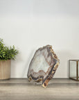 Natural Uruguayan Quartz Stone Slice - SLC0015