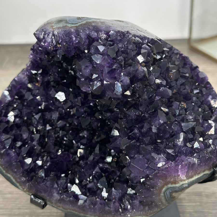 Top Quality Natural Amethyst Crystal - Stand Included - MWS3025