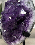 Amethyst Crystal Cluster Geode with Quartz Shell - MWS2636