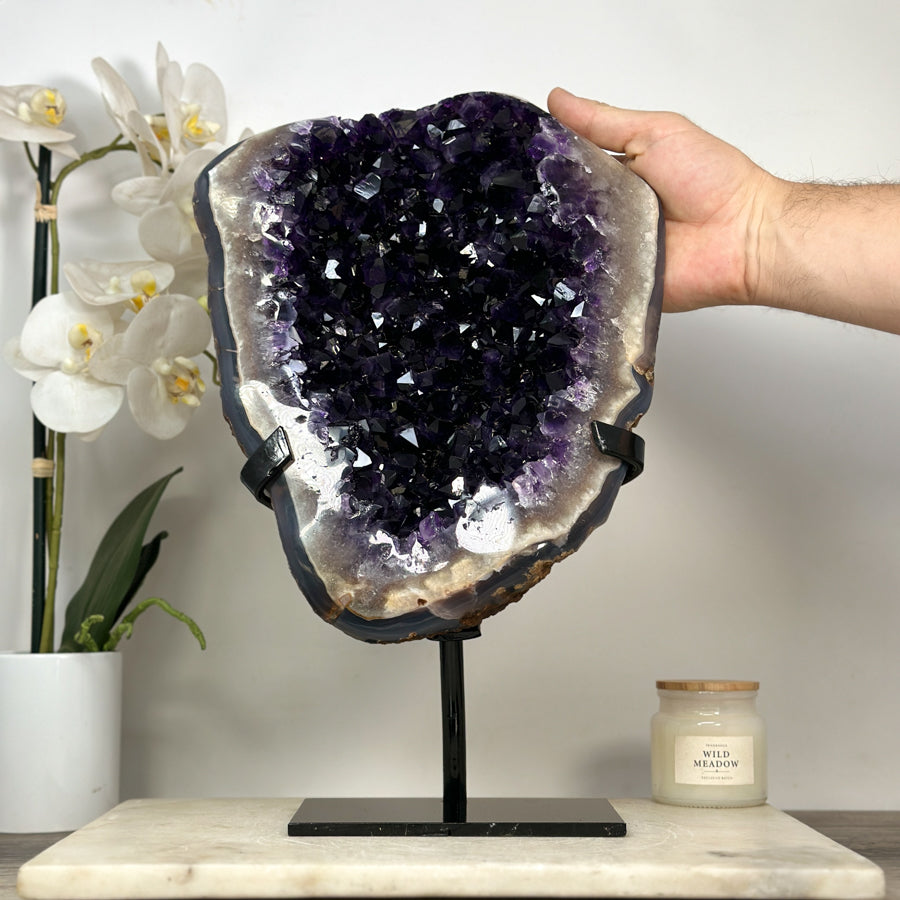 Stunning Top Grade Large Natural Amethyst Specimen - MWS2049
