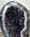 A Grade Amethyst Stone on Metal Stand - MWS2845