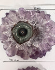 High-Quality XXL Amethyst Stalactite Slices for Jewelers - Wholesale Bulk Pack - STS0068