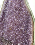 Huge Natural Amethyst Cathedral with Unique Green Jasper Shell - CBP1430
