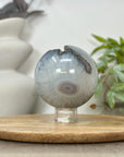 Natural Green Quartz Druzy Sphere Geode - SPH0185