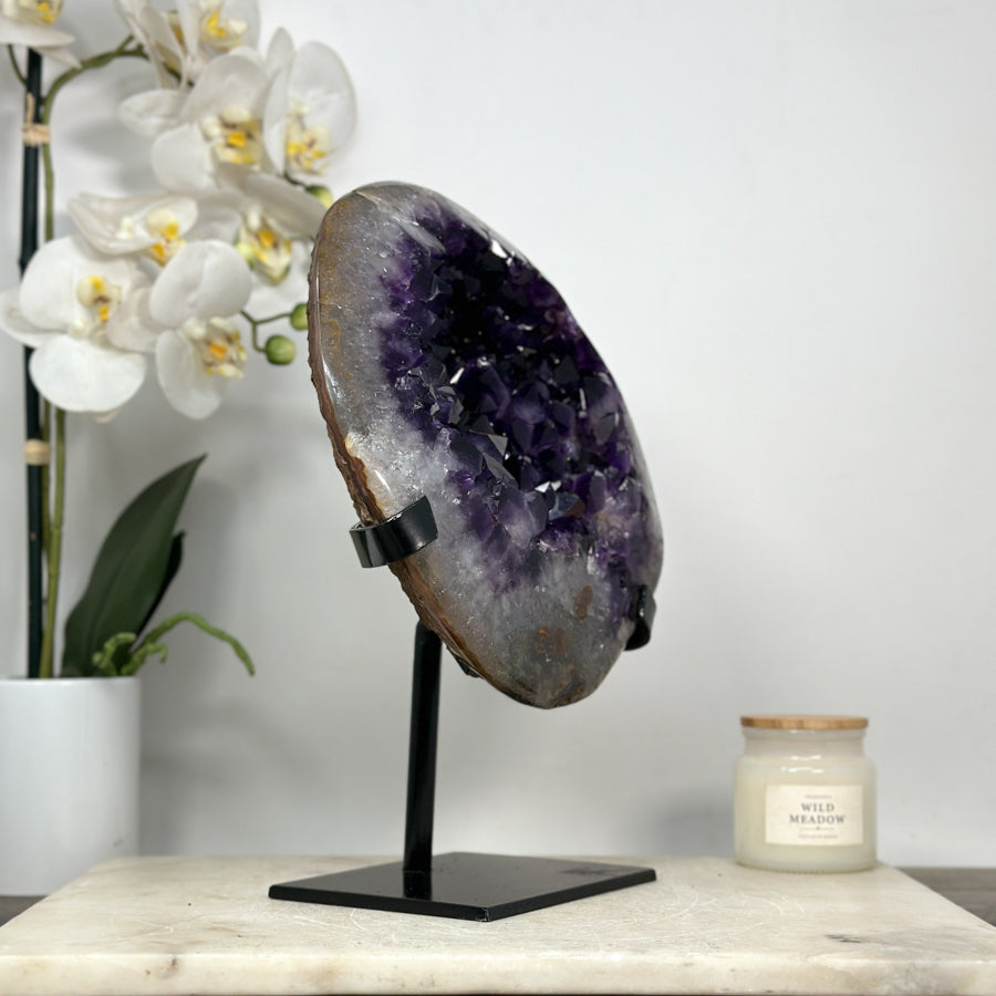 Natural Large Amethyst Geode with Deep Color - MWS2042