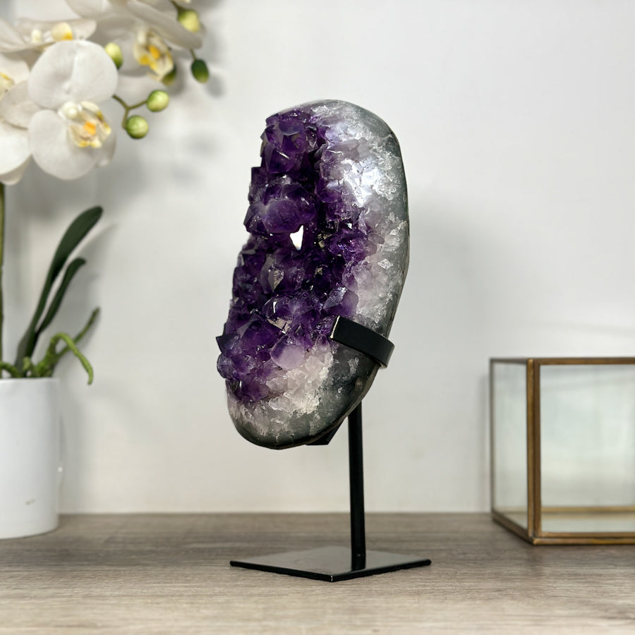 Beautiful Uruguayan Amethyst Crystal - Unique Home Decor Crystal - MWS2593