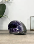 Amethyst Stone Geode with Large Deep Purple Crystal Formation - STGE0015