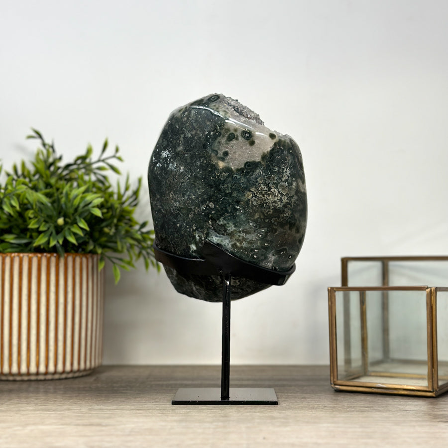 Beautiful Quartz &amp; Jasper Crystal Cluster with Stalactite Formations - MWS2161