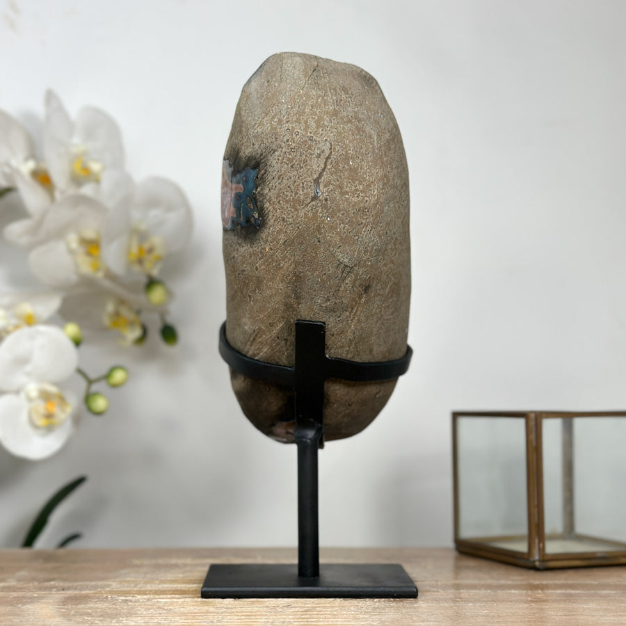 Stunning Rainbow Amethyst Crystal Geode - MWS1877