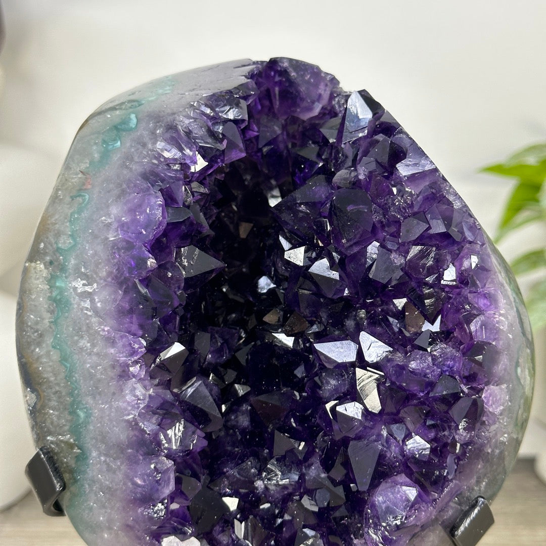 Top Quality Natural Amethyst Crystal Cluster on Stand - MWS3382