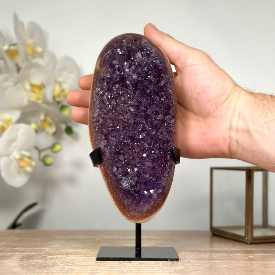 Rare Natural Amethyst &amp; Jasper Specimen - MWS1836