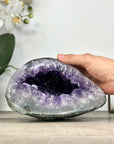 Amethyst Stone Geode with Crystal Cavity from Uruguay - STGE0029