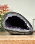 Polished Amethyst & Agate Geode with Druzy Cavity from Uruguay - STGE0006